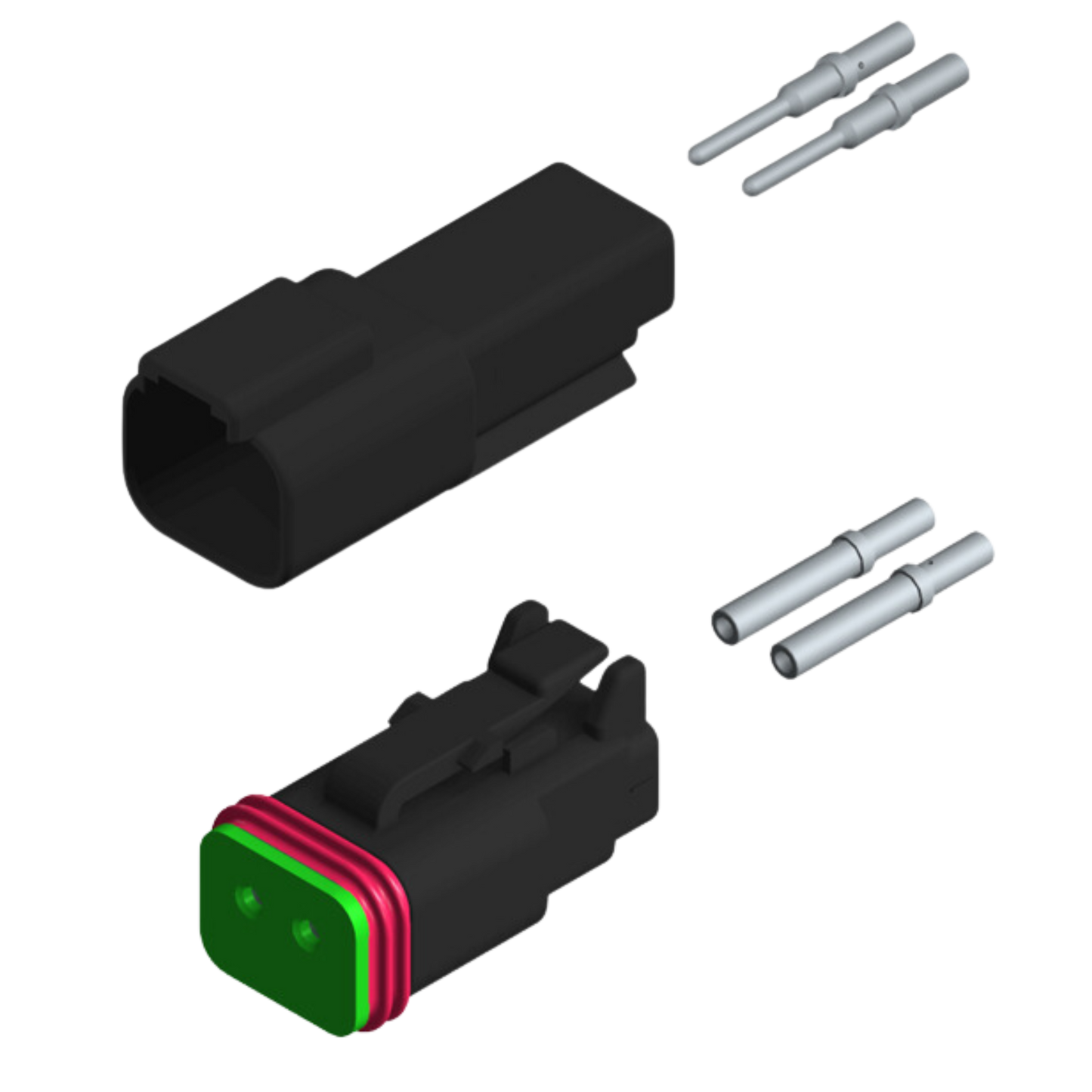 Deutsch DT Connector 2 Pin Set 