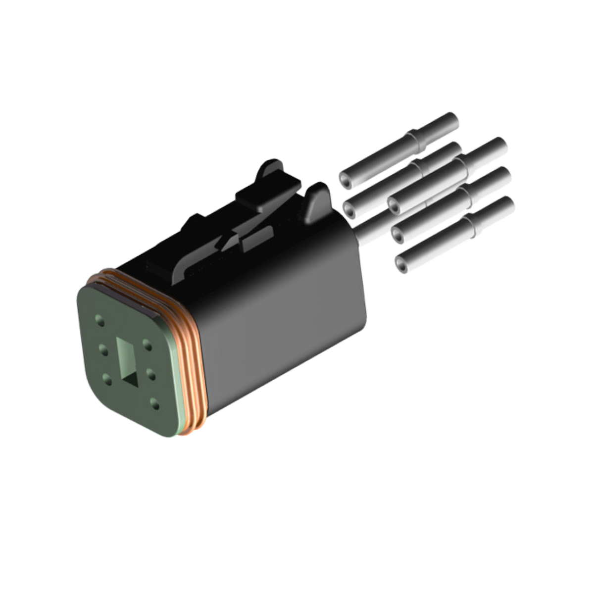 Deutsch DT Connector 6 Pin Male 