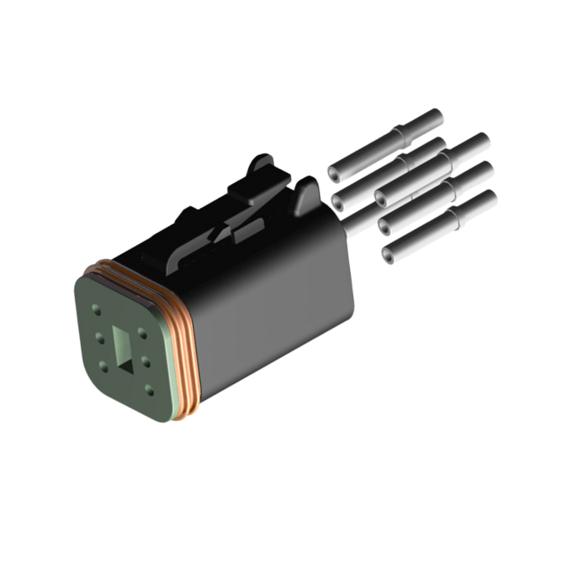 Deutsch DT Connector 6 Pin Male 
