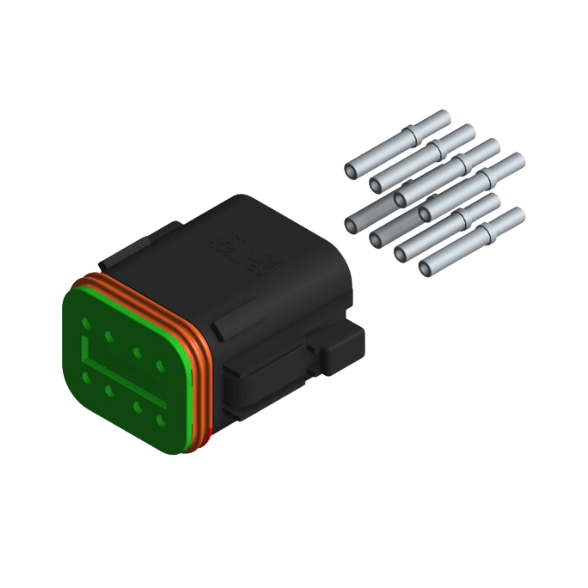 Deutsch DT Connector 8 Pin Male 