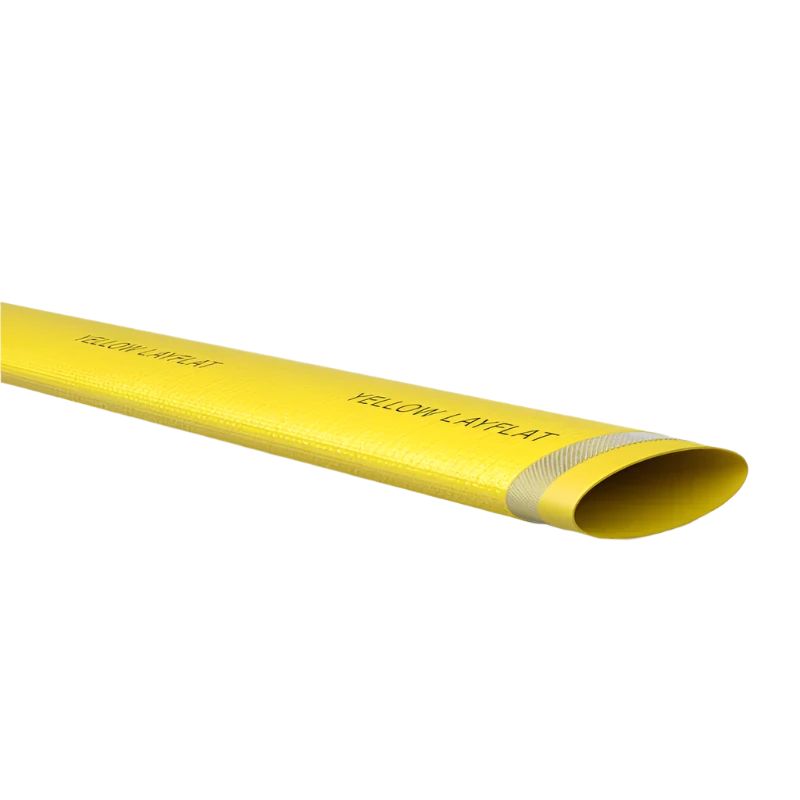 Layflat Hose (Yellow) (6 BAR) - With Bauer Couplings